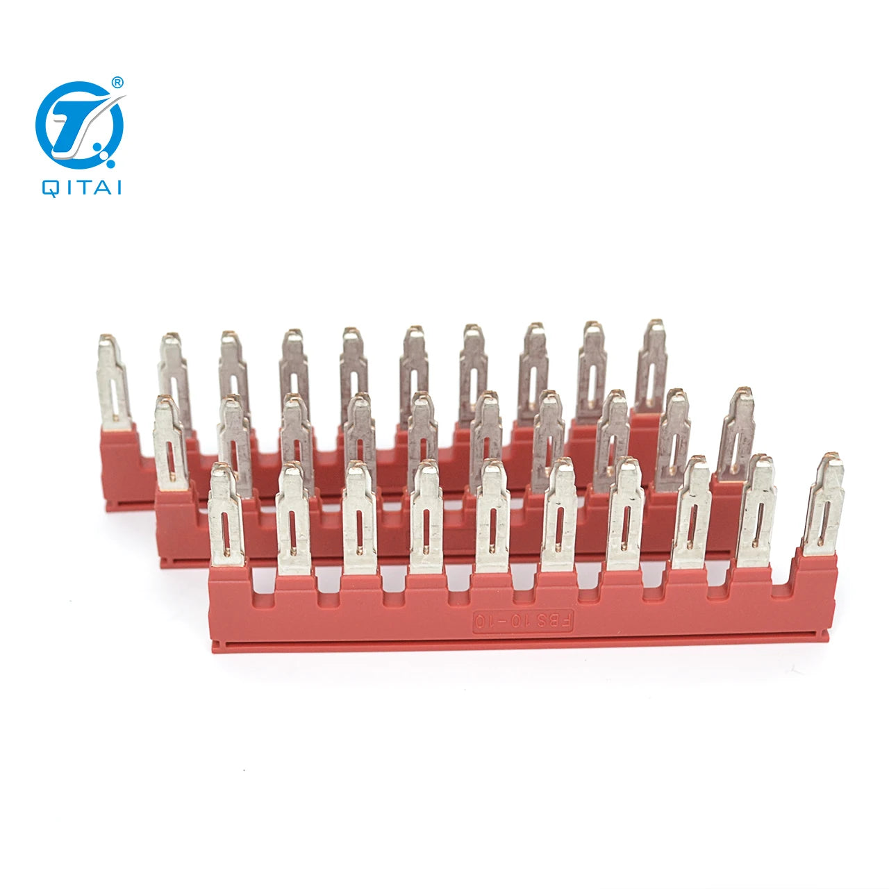 FBS  10-10 Plug-In Din Rail Terminal Block Central Fixed Bridge Screw Bridge Screw Terminal Block Plugging Jumper