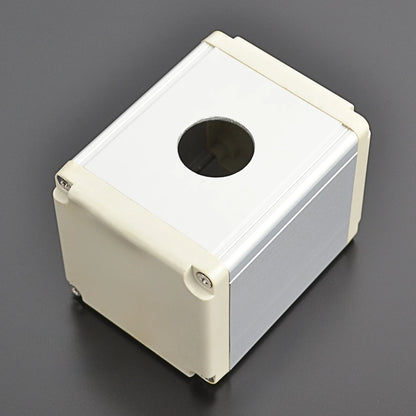 QH31-1 Aluminum Alloy Push Button Switch Box 65*65mm One-Hole Waterproof 22mm 1-Hole IP66  Protection Level