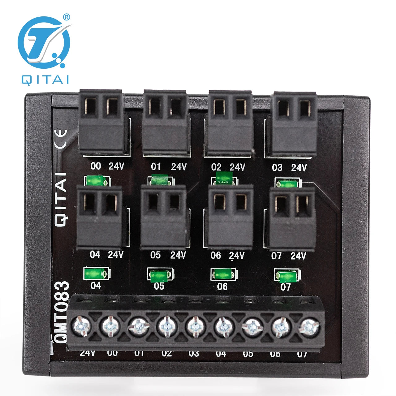 QMT083-P PNP  8 Bit Output Terminal Block DC24V 1A PLC Module Connect with LED Light Remote Control