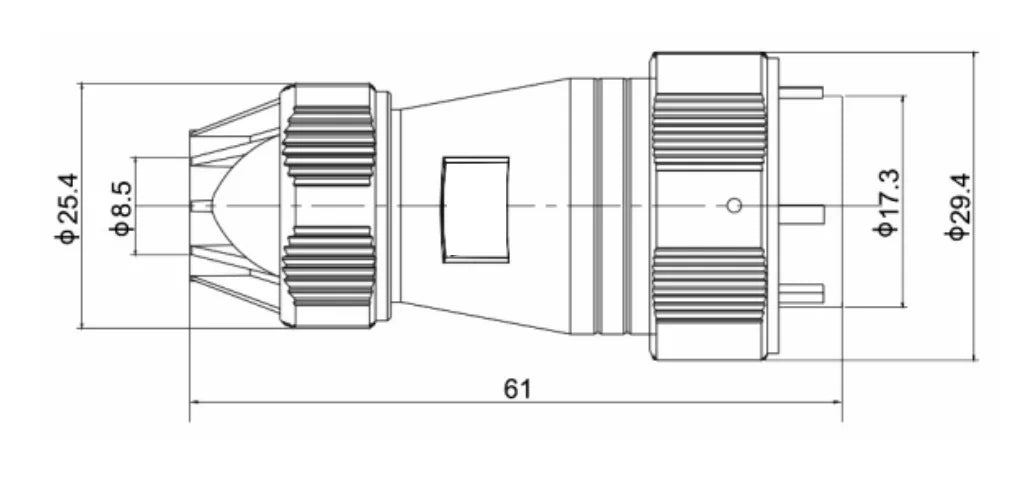 PTV20F-7A  Waterproof Dustproof Industrial Plug Multicore Connector 2/3/4/5/6/7/8/9/10/12/14 Pin Circular Aviation Connector