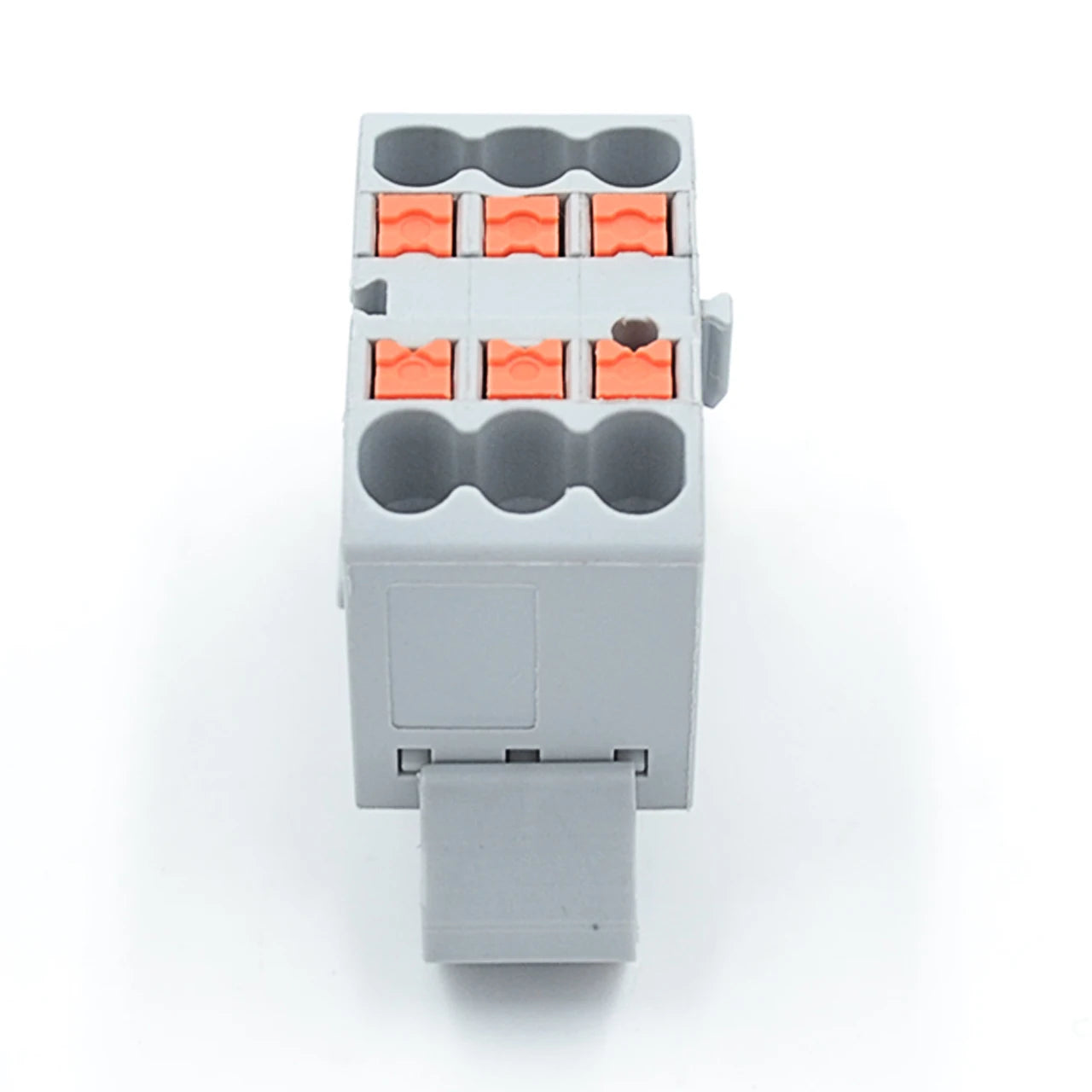 QPTFX 6/6*2.5D  Din Rail Distribution Block with Push-In Connection Copper Contacts 24A Max for Automotive & Industrial Use