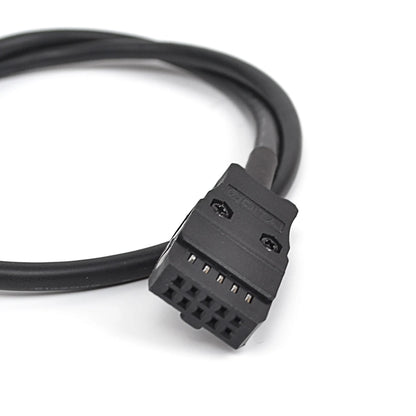 QX210-1-500 One-to-one 10P MIL  Control Cable Wires Small Diameter Conductor Soft Cover Good Bending Resistance