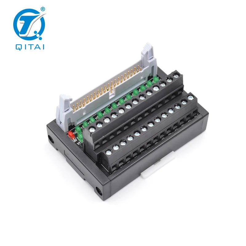 QMT012 L Series CPU Module NPN/PNP 40P MIL Connector 1A DC24V Terminal Block for Automotive 16 Bit Output 8 Bit Input Light