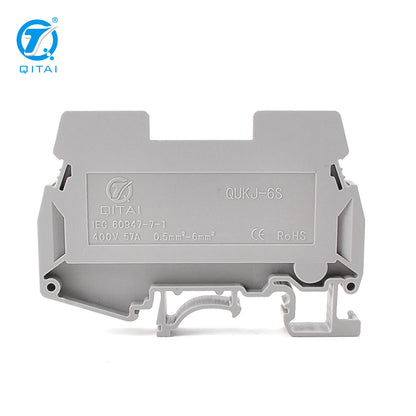 QUKJ-6S URTK/S-6mm2 test Terminal Block for Energy Meter Push in Terminal test Disconnect Screw Connection Terminal test Adapter
