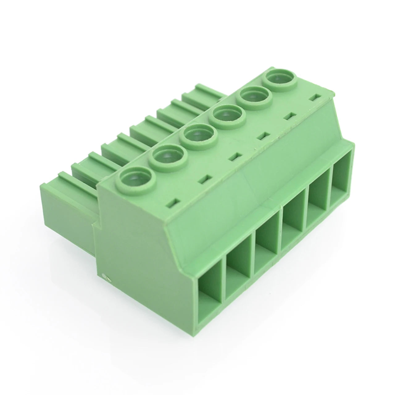 QPVH2-762-6P 7.62mm Pitch 6P Female and Male Wire Connector Terminators PCB Screw Plug-in Terminal Block