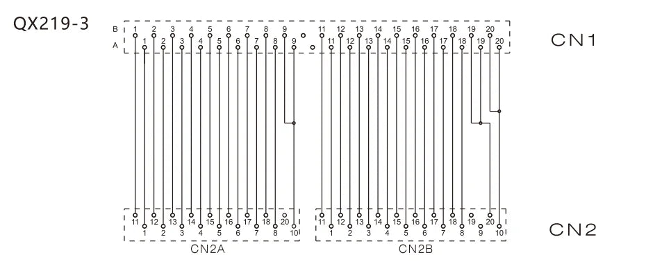 QX219-3 40P FCN Cable PLC I/O Cable Copper Flexible Insulated Wires and Cables  500-10000 mm Plc Control Cable