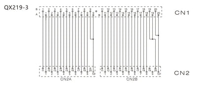 QX219-3 40P FCN Cable PLC I/O Cable Copper Flexible Insulated Wires and Cables  500-10000 mm Plc Control Cable