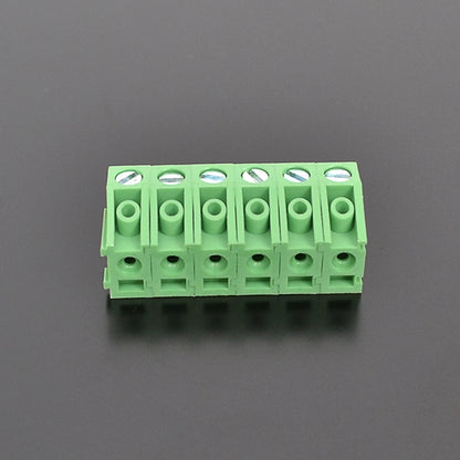 QPW-500-6P 5mm Pitch 6P 300V 10A High Strength Spring Wire Strong Shock Resistance Plug Connector Terminal Blocks PCB