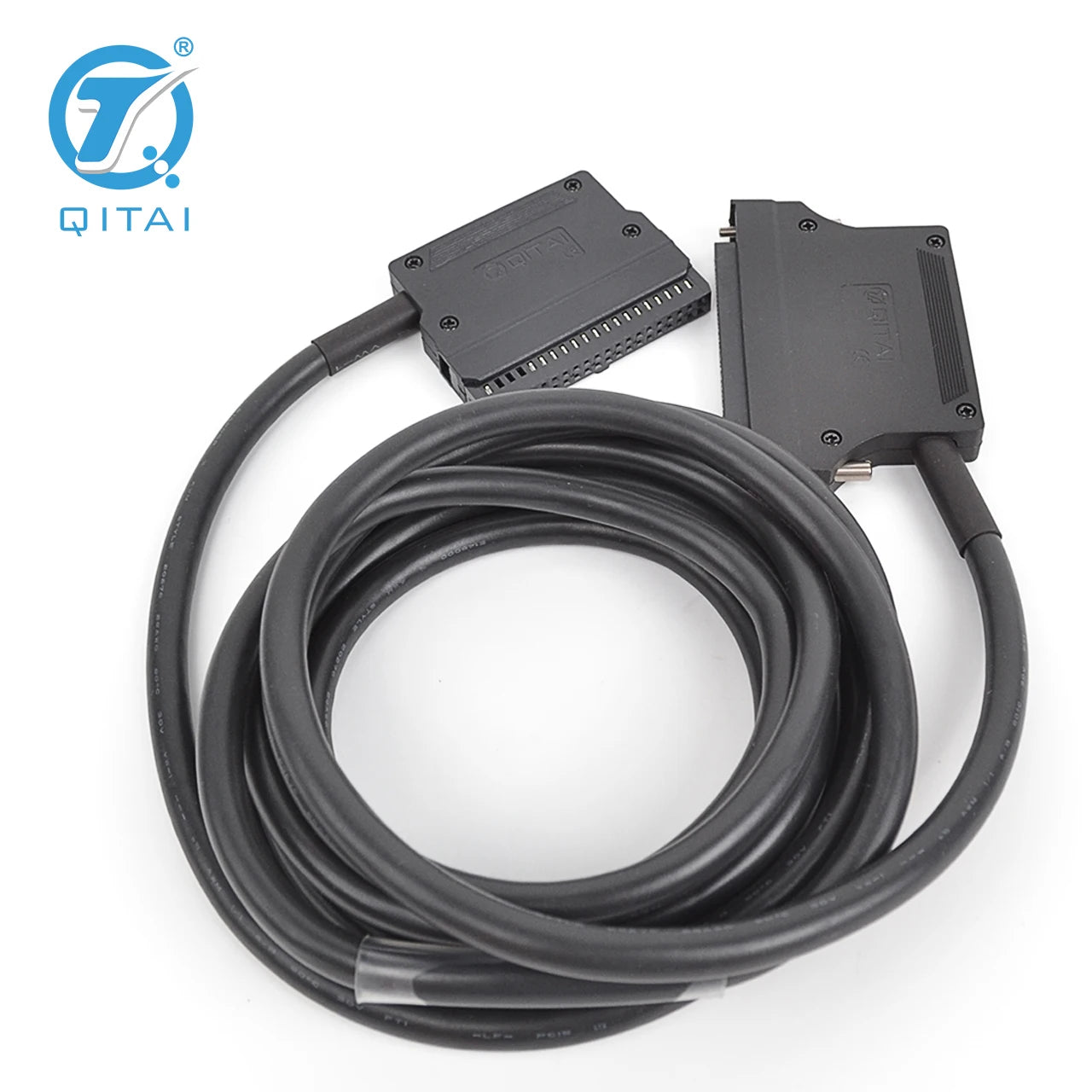 QX215-8-500 AWG28 4-Conductor MIL Copper Cable CJ1 CJ2 Terminal Block Connection I/O PLC QITAI