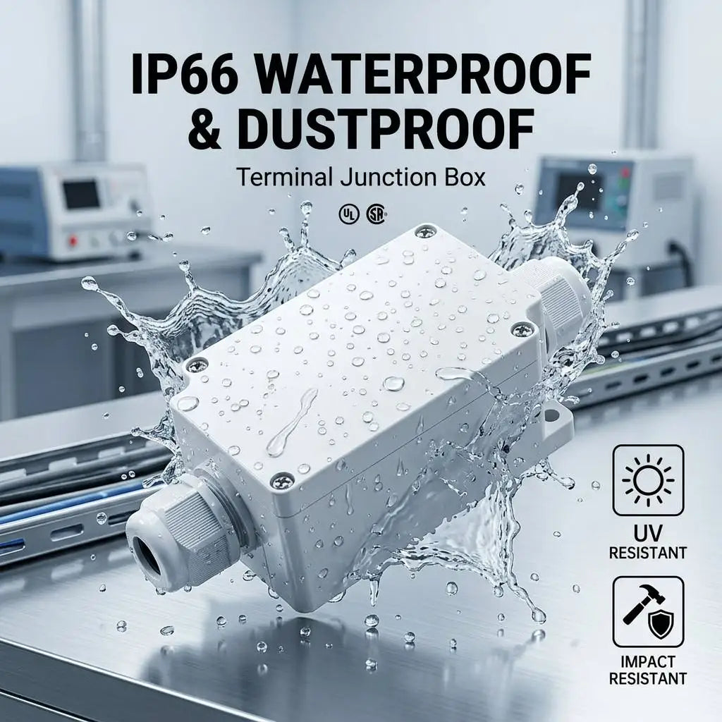 TJ-6P Quality Electrical IP66 Waterproof Outdoor Plastic ABS Terminal Enclosure Case Dustproof Weatherproof Cable Junction Box