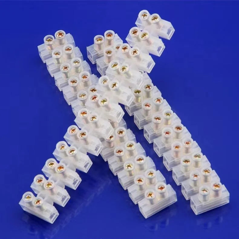 PA Feed Through Terminal Block Wire Quick Auto Wiring Lever Electrical Fire-resistant Connectors Screw Terminal Blocks