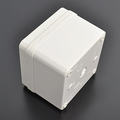 TJ-AG-0808-K1 IP66 Waterproof Aluminum Control Box With1 -Hole Push Buttons Switch 250V Max Voltage  Current Metal Button Box