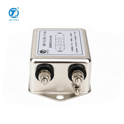 QEMA2-A4-10A Single Phase EMI Filter 250VAC 10A Screw Terminal 115/250VAC for SMPS PLC Automation