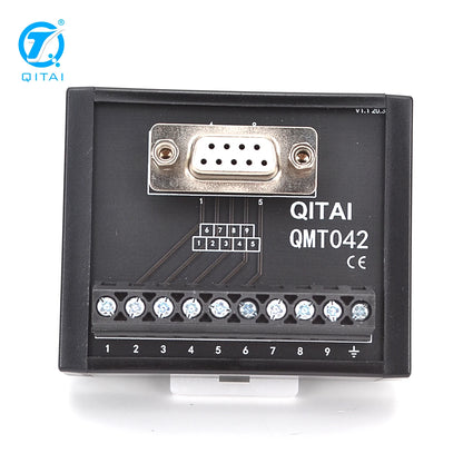QMT042 Screw Terminal Block Module Suitable for D-SUB Connector PLC Connect 9 PIN Male PLC Terminal Station
