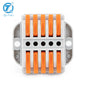 KV233-500T Wire Connectors  2P-30P 250V 32A Terminals Mini Electronic Push in Quick-insert Push-type Terminal Blocks