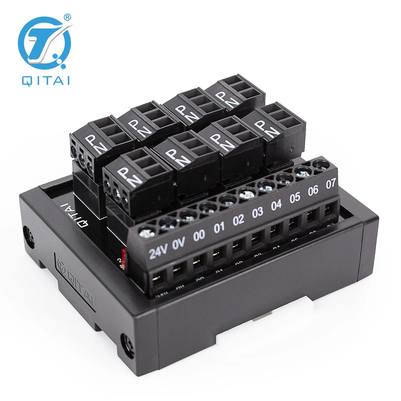 QMT081-P PNP High Efficiency 8 Bit Input Terminal Block DC24V 2A PLC Module Connect with LED Light