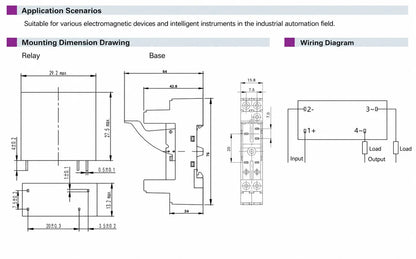 QSG3R240D3-24D PCB Solid State Relay 240-380VAC 3A DC24V Zero Crossing TRIAC Optocoupler for Industrial Automation