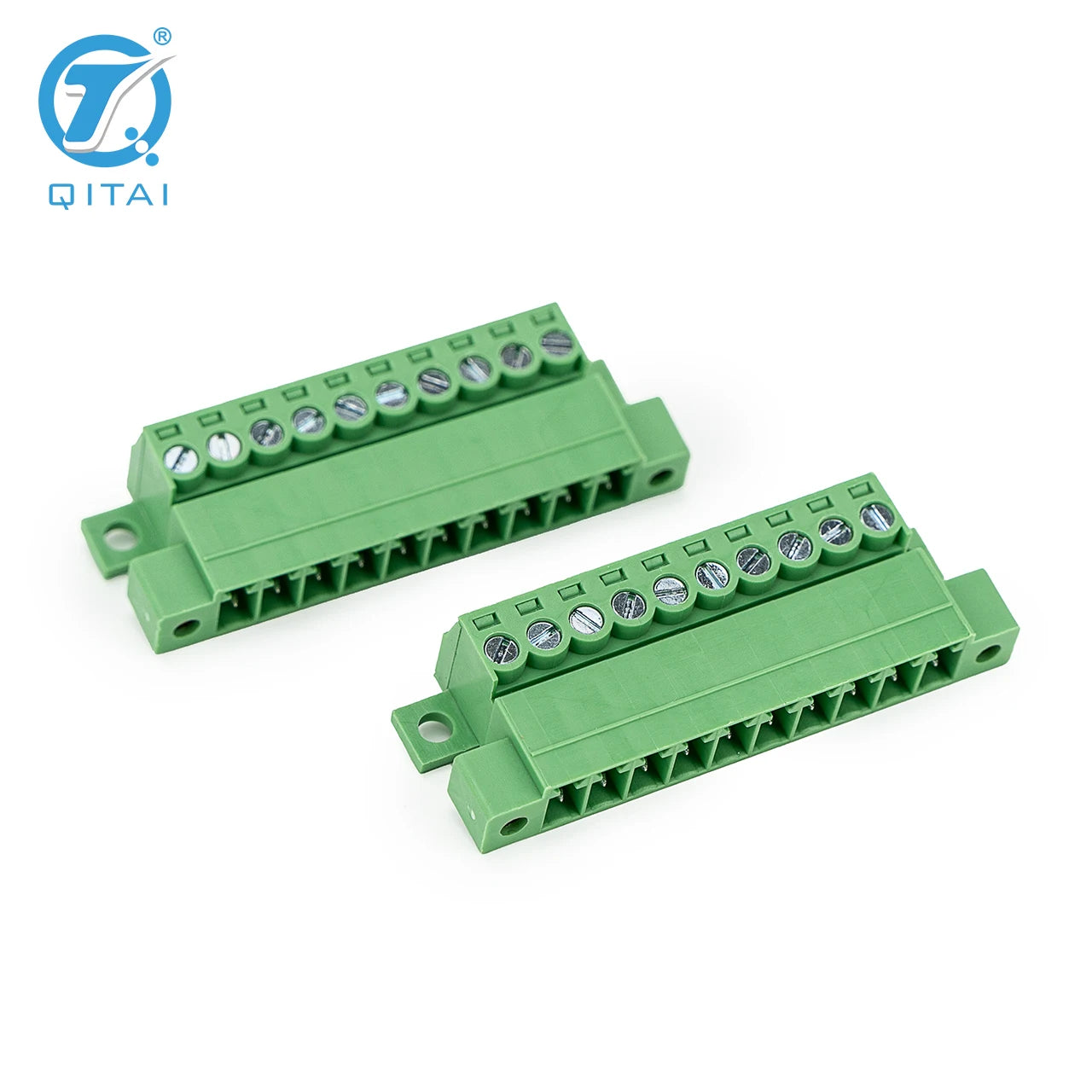 QPS 3.81/5.00/5.08mm 2-24 Pin Plug in Terminal Electronic Pcb Board Screw Pluggable 381mm Male and Female Pcb Terminals Block