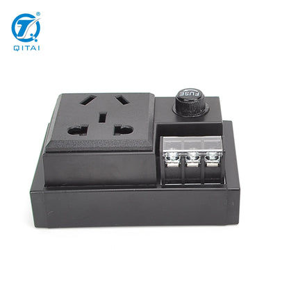 QMT071-2 Terminal Block AC Control Circuit 10A AC220V  2.5mm² Following/AWG13 with Fuse and Warning LED Light