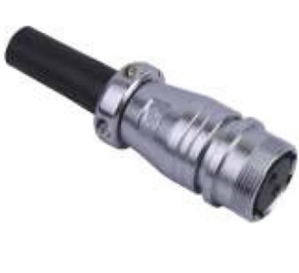 P24F-6K   Butting Type Backward Installed Socket K 24mm 250V Metal Circular Aviation Connector Waterproof 6/10/12/19PIN