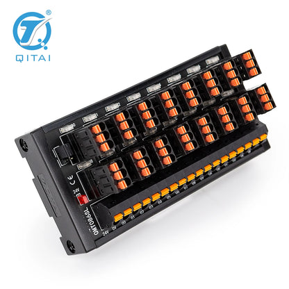 QMT086SL 16 Bit Output Terminal Block DC24V 1A PLC Module Connect with LED Light Remote Control