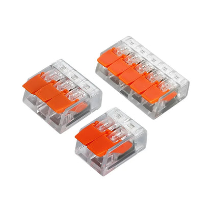 QPCT Wire Quick Single Combination Splicing Connectors Push Press Easy Install Industrial Terminal Blocks
