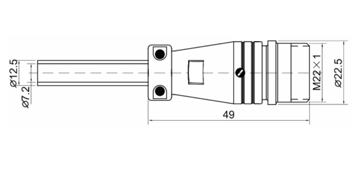 P20-2K  Butting Type Socket K 20mm 15A 250V Metal Circular Aviation Connector Waterproof for Aviation 2-14 PIN