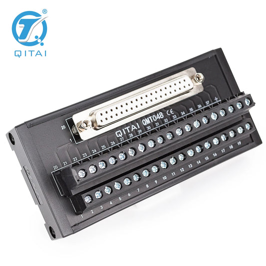 QMT048 D-SUB Terminal Block Universal Design High Quality Gold-plated Connector 37P Female D-SUB(RS323) PLC Connect