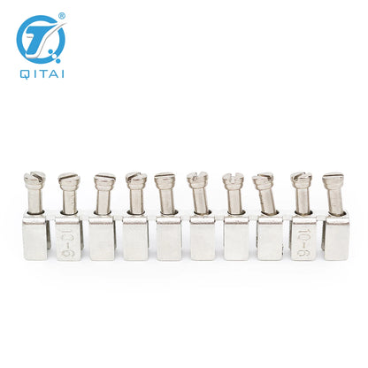 FBI  10-6  Plug-In Din Rail Terminal Block Central Fixed Bridge Screw Bridge Screw Terminal Block Plugging Jumper