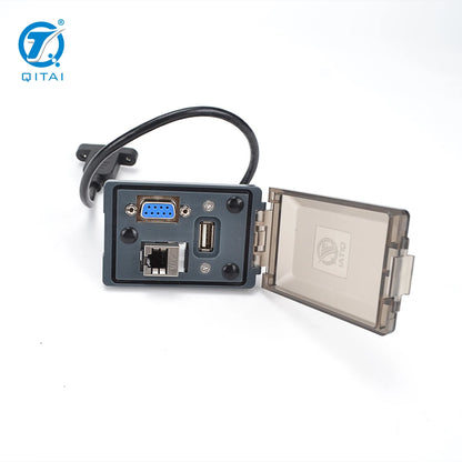 QH420-3 PC Material Panel Waterproof Box IP54 Smart Power 20A RJ45 European Plug Socket Outlet Control Enclosure