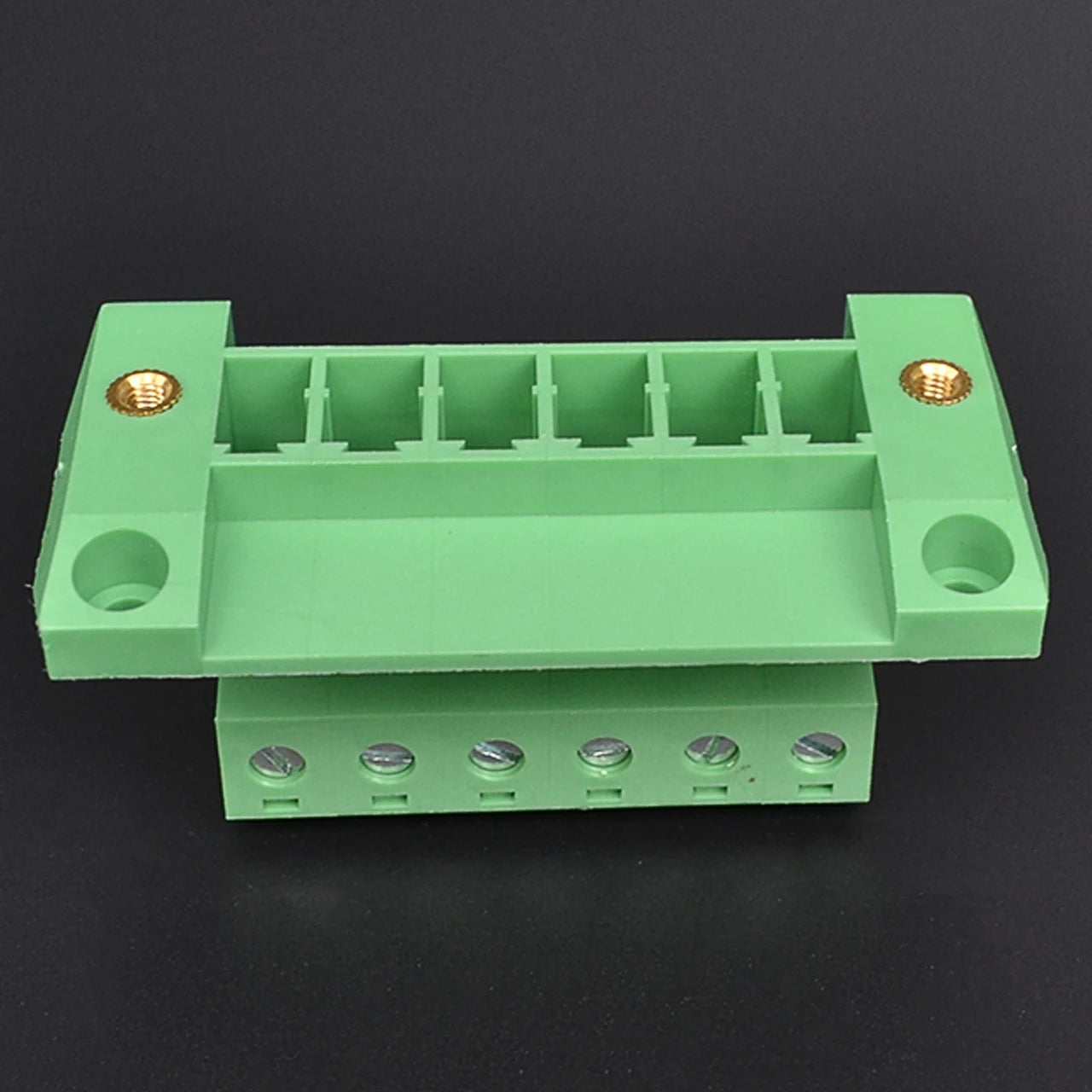 QPS-10168-6P Factory Solderless Butt 6 Pin Male and Female Wire Connector Screw Plug-in PCB Terminal Block