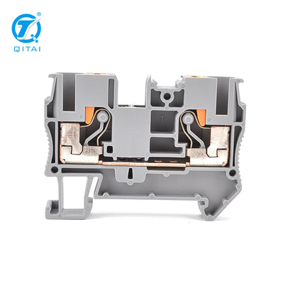 QPT 6 1000V 41A Red Blue Plug-in Factory Supply High Quality Wire Connection High Quality Terminal Block