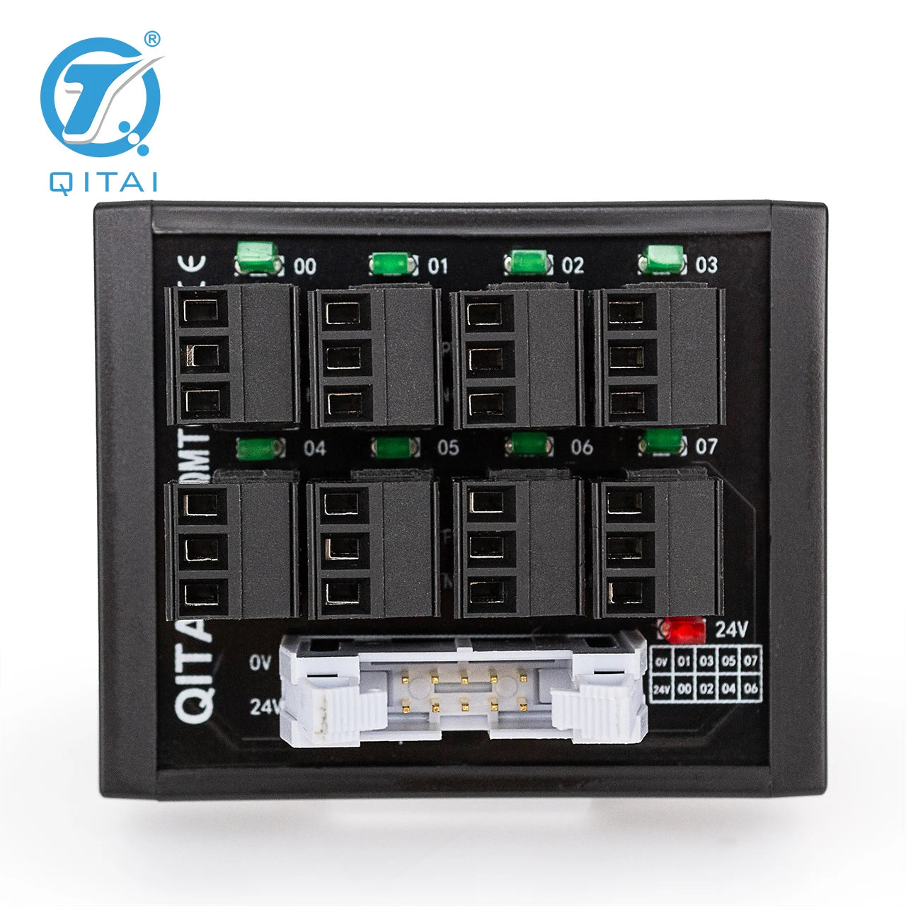 QMT080-P PNP High Efficiency 8 Bit Input Terminal Block DC24V 1A PLC Module Connect With LED Light