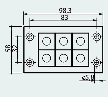 CES 10/6 Quick Installation Cable Entry Systems Small Nylon Grommet Bushings with Grommets and Entry Cable Plate Frames