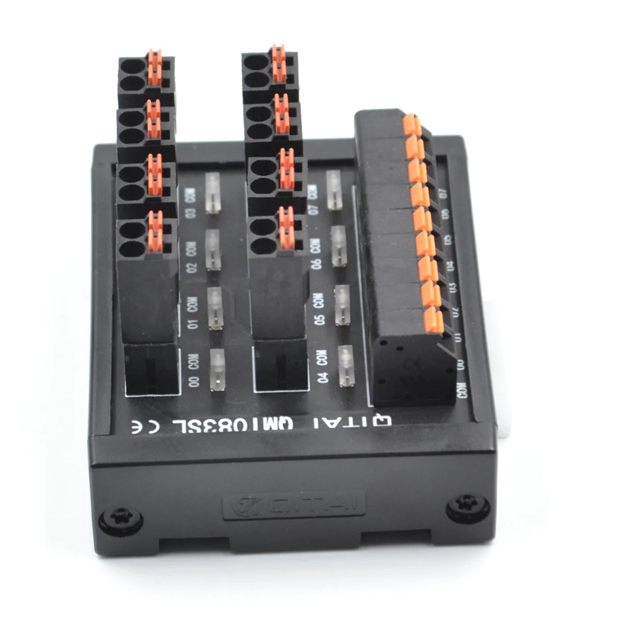 QMT083SL  8 Bit Output Terminal Block DC24V 1A PLC Module Connect With LED Light Remote Control