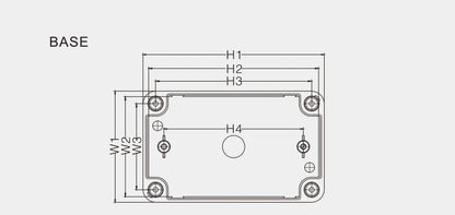 ABS PC Transparent Clear Cover Box Wholesale Clear Lid Enclosure Electronical case Waterproof IP66 Cover Junction Boxs