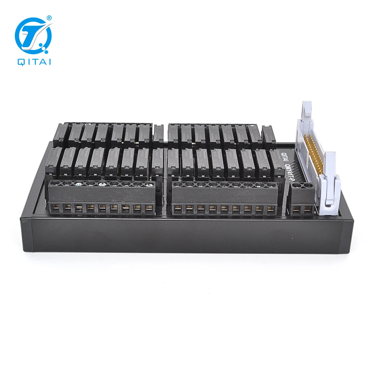 QMY417-P DC24V Relay Module 4 8 16 32 Channel PLC Terminal Module 1.5mm² AWG16 Terminal Blocks
