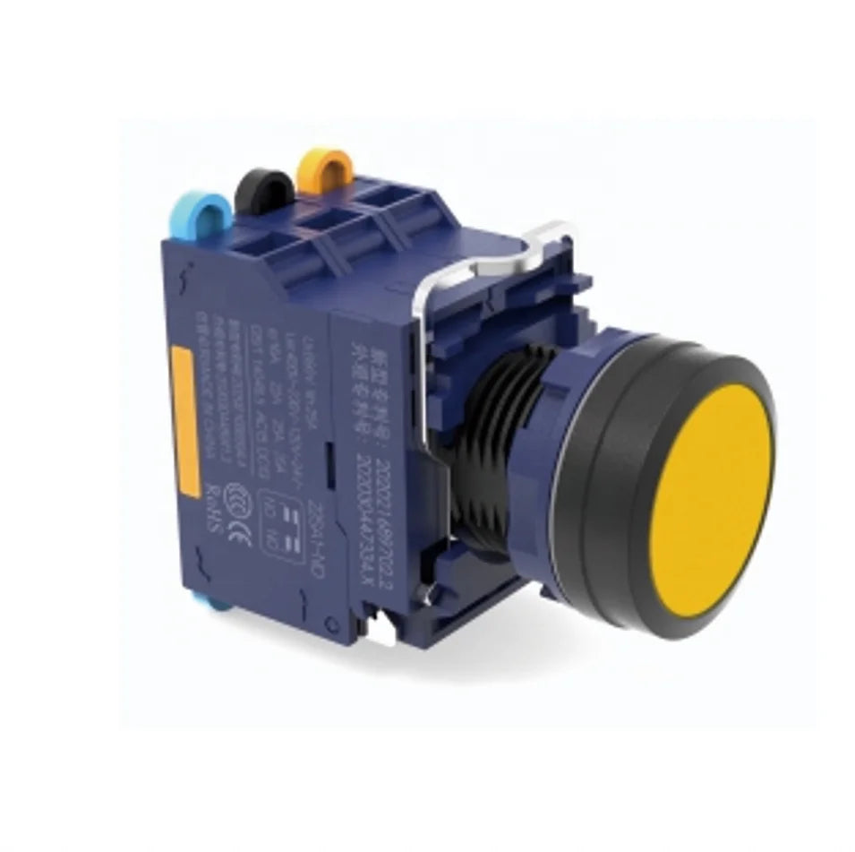 IP54  Waterproof  IK08   PA66 NO NC  LED Low Power Plug-in Wiring  Push  Button  Switches  Indicator  Lights Switch