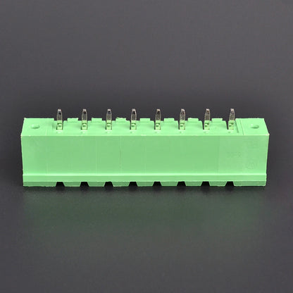 QS-500VF-8P  PCB Terminal Blocks 5.00mm Pitch 8P 300V 15A Green High Strength Screw Connector