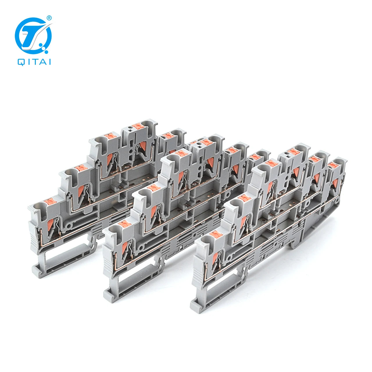 Superior QPT2.5-3L Three-layer High Quality Quick Plug-in Terminal Strip PT Wiring Terminal Blocks