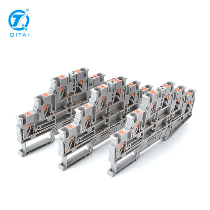 Superior QPT2.5-3L Three-layer High Quality Quick Plug-in Terminal Strip PT Wiring Terminal Blocks