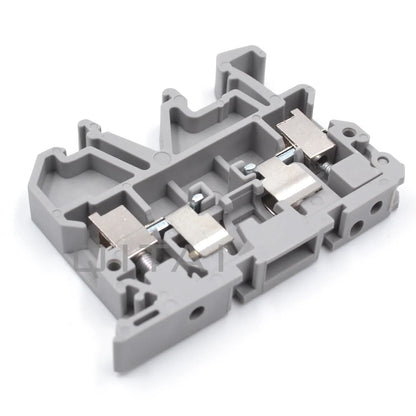 QUKJ-2.5RD  Din Rail  Earth Terminal Block 2-Contacts Spring Cage Ground Terminal Blocks