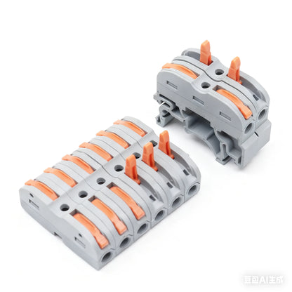 KV211 Easy Single Wire 1 Pole  250V and 32A LED Lights Wiring Quick Push Press Connectors Quick-insert Push-type Terminals