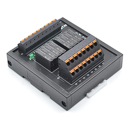QMY418SL-P Channel 250Vac/30Vdc 5A  Relay Module with Plug in Spring Terminal Block Electromagnetic Relay