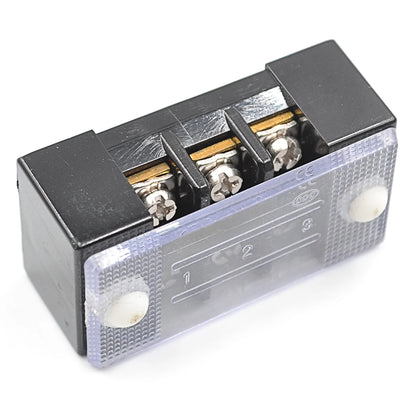 QTB-1003 Terminal Block Screw Terminal Electrical Terminal Strip Wire Connector Block 3-Pole Terminal Block