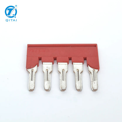 FBS  5-8  Plug-In Din Rail Terminal Block Central Fixed Bridge Screw Bridge Screw Terminal Block Plugging Jumper