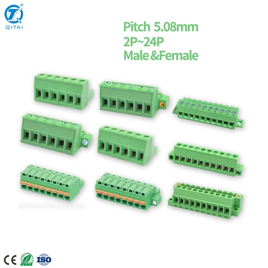 Terminal Block Green - QITAI industrial automation components