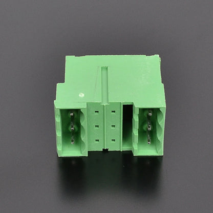 QSD-508VC-2X3P 5.08mm Pitch 6P Green Simple Cheap Male and Female Pcb Screw Terminal Blocks Types