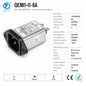 QEMI1 Series Single Phase IEC Socket EMI Power Filter 1A-20A 115/250VAC 50/60Hz Faston Output for Switching Power Supply