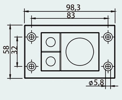 CES 10/3 QITAI Nylon Cable Entry Systems Quick Installation UL94-40-140 Snap Cable Entry Gland Plate CN/GUA Cable Management Kit